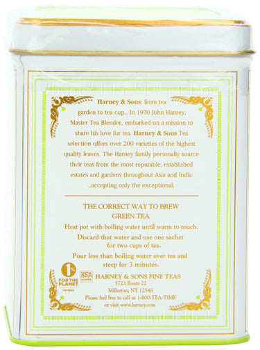 Harney & Sons Citron Green Tea, White, 20 Count (Pack of 1)